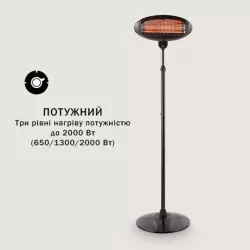 Інфрачервоний електричний обігрівач HOT RODDY Blumfeldt